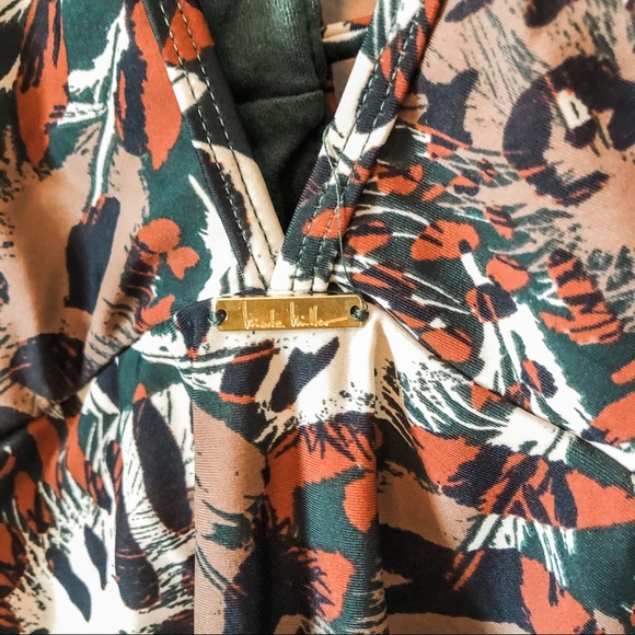 Nicole Miller Lattice Animal Print Swimsuit NWT - Picture 8 of 11